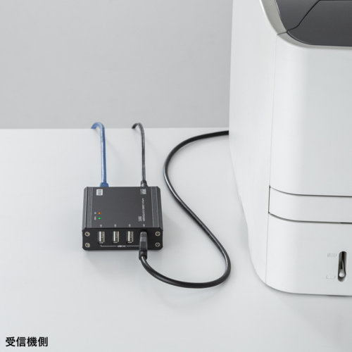 サンワサプライ USB-EXSET4 USB2.0エクステンダー 100m延長 4ポート