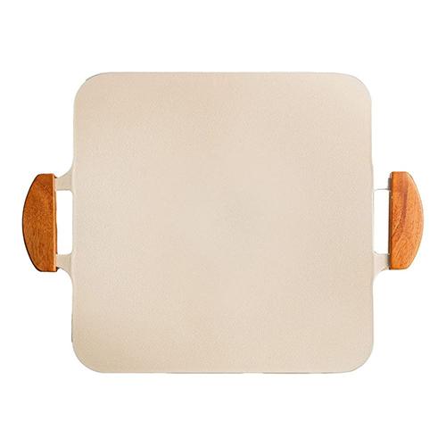 ドクターハウス Dr.HOWS ドクターハウス ソリッドグリルパン マルチグリドル 41cm × 31cm ホワイト IHガス火対応 PFOAPFOSフリー 正方形の通販は 8,459円