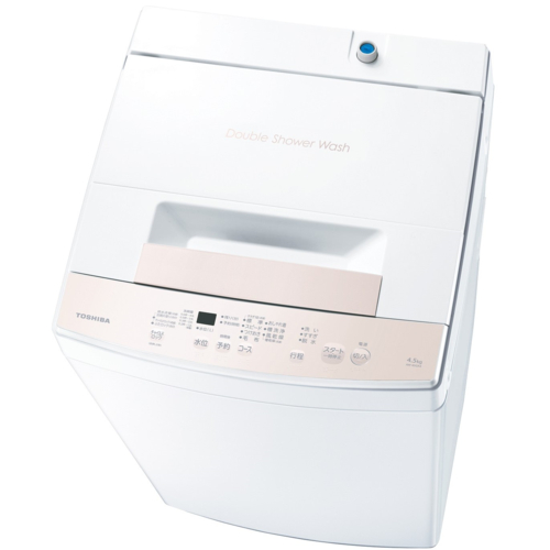 東芝(TOSHIBA) AW-45GA4 W ピュアホワイト 全自動洗濯機 洗濯4.5kg