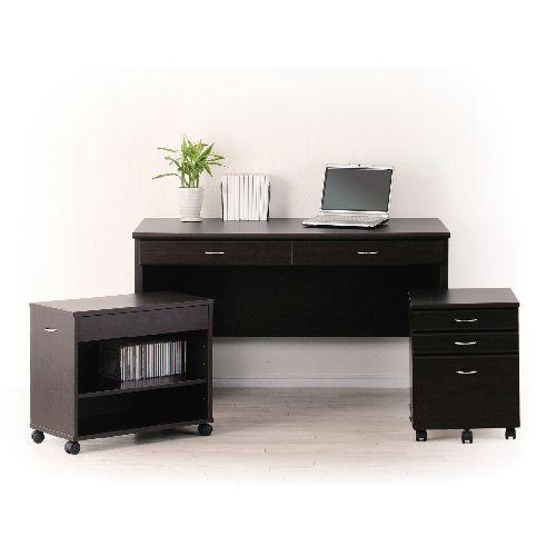 クロシオ 【一部組立】25165 システムデスク120 ブラウンの通販は