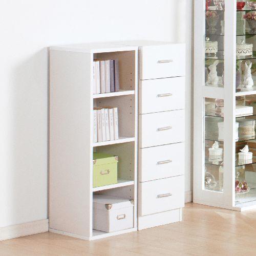 ずきさん専用 クロシオ 【一部組立】27048 鏡面すきま収納 タオルストッカー