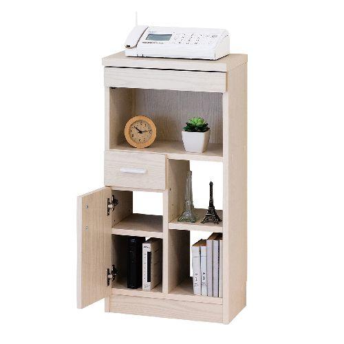 クロシオ 【完成品】27140 NEWルーター収納40 白木目の通販は