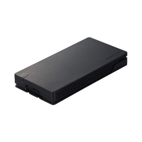 エレコム(ELECOM) ESD-EHA1000GBK(ブラック) SSD 外付け 1TB USB4 読出最大3650MB/秒 ポータブルSSD 超高速 耐衝撃 セキュリティソフト対応の通販は 25,536円