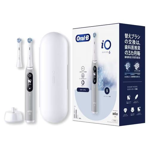 ブラウン(BRAUN) IOM62A61KGRW グレーオパール ブラウン オーラルB iO6 