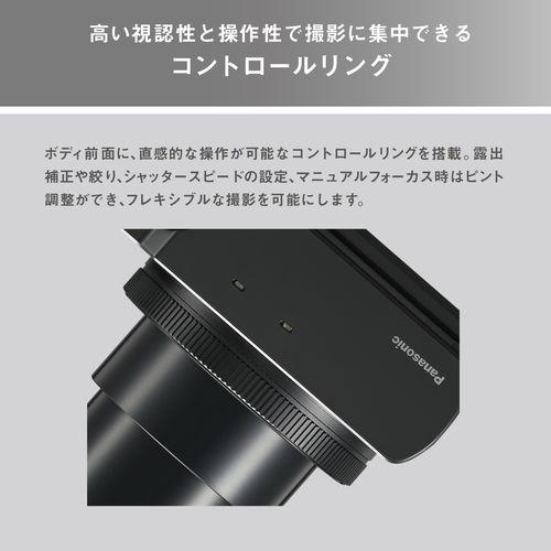【長期保証付】パナソニック(Panasonic) LUMIX DC-TZ99-K ブラック 4K 光学30倍ズーム デジタルカメラ