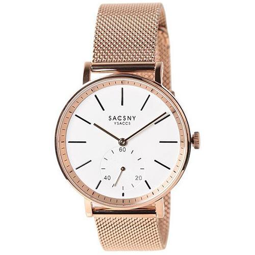 【長期保証付】サクスニーイザック(SACCSNYYSACCS) SYA15145R-WHM ホワイト SACCSNY Y’SACCS サクスニーイザック アナログ メンズ腕時計 国内正規品