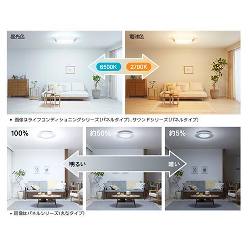 パナソニック(Panasonic) HH-XCH1208A パルック LEDシーリング 調光・調色 〜12畳 リモコン付_14
