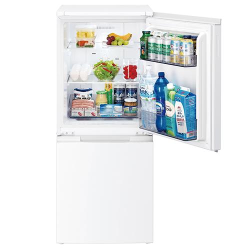 長期保証付】シャープ(SHARP) SJ-D15P-W マットホワイト 2ドア冷蔵庫