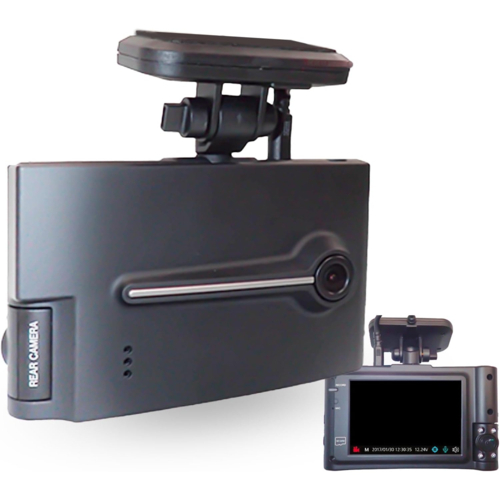 KEIYO(ケイヨー) AN-R078 前方も車内も録画できるドライブレコーダー 12V専用 FULLHD 3.5インチタッチパネルモニター GPS内蔵でスッキリの通販は 9,980円