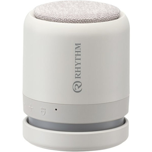 【長期保証付】RHYTHM(リズム) 9YYA30RH08 ライトグレー MAGSPEAKER DUO マグネット付 防水ポータブルステレオスピーカー Bluetooth対応_6