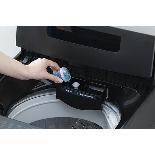 【長期保証付】アイリスオーヤマ(Iris Ohyama) IAW-T504-B ブラック 全自動洗濯機 5.0kg