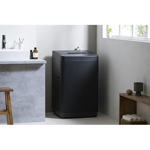 【長期保証付】アイリスオーヤマ(Iris Ohyama) IAW-T504-B ブラック 全自動洗濯機 5.0kg