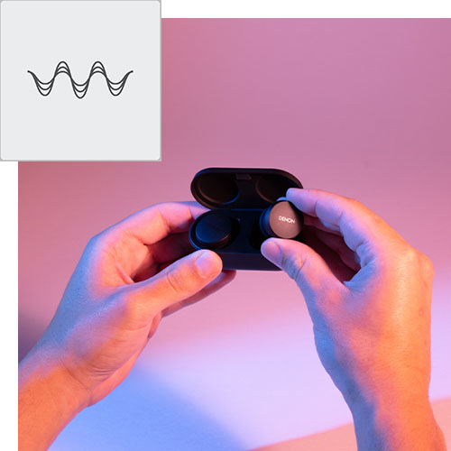 DENON(デノン) AH-C10PL ブラック DENON PerL パーソナライズ機能搭載 完全ワイヤレスイヤホン_7