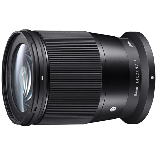 シグマ交換用レンズ16mm F1.4DC DN ソニーEマウント保護フィルター付 16mm F1.4 DC DN | Contemporary / ソニー E マウント用: 交換レンズ