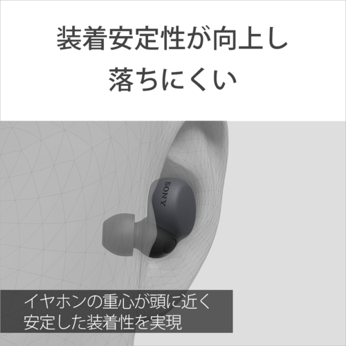 【長期保証付】ソニー(SONY) WF-LS900N-B ブラック LinkBuds S 完全ワイヤレスイヤホン_3