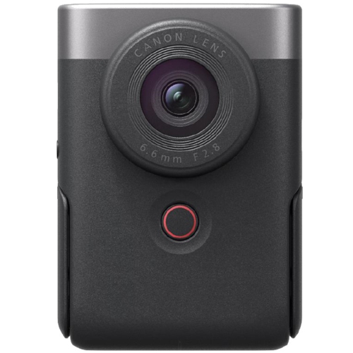 【長期間5年言いはなつ付】CANON(キヤノン) PowerShot V10 SL しろがね色 衣嚢大きさ Vlog写真器