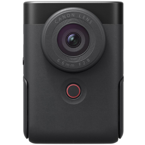 【長期間5年言いはなつ付】CANON(キヤノン) PowerShot V10 BK 黒いこと 衣嚢大きさ Vlog写真器