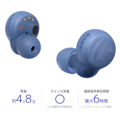 【長期保証付】ソニー(SONY) WF-LS900N-L アースブルー LinkBuds S 完全ワイヤレスイヤホン_1