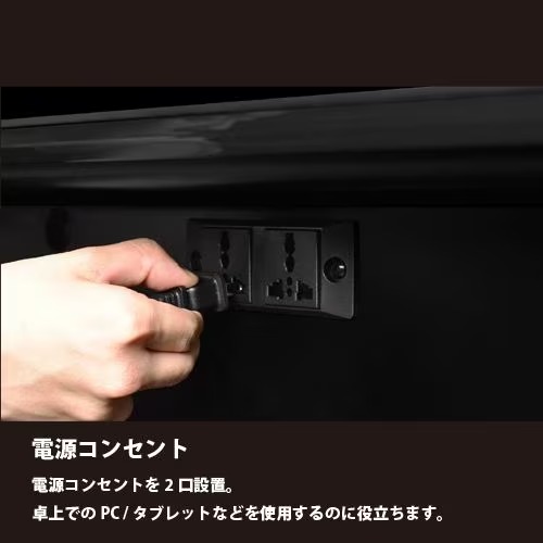 LOOZER(ルーザー) LOOZER SMART TABLE STB65 WOOD ワイヤレス充電 1ドア冷蔵庫付テーブル 65L_5