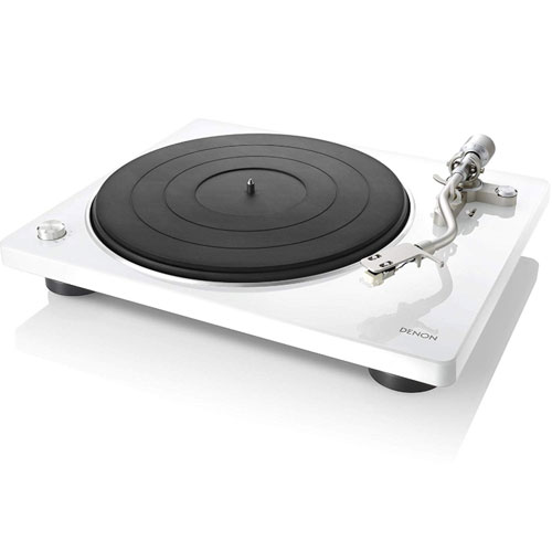 【長期保証付】DENON(デノン) DP-400-W ホワイト レコードプレーヤー