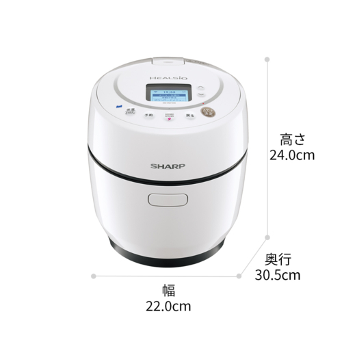 シャープ(SHARP) KN-HW10G-W ホワイト 水なし自動調理鍋 シャープ(SHARP) KN-HW10G-W ホワイト 水なし自動調理鍋