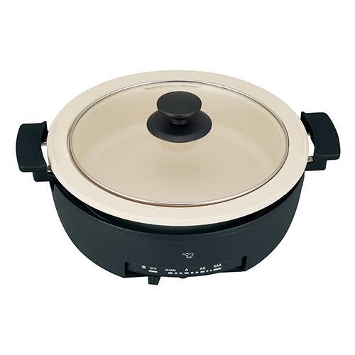 【長期間言いはなつ付】象印(ZOJIRUSHI) EP-FA10-BA 黒いこと 大騒ぎまる 食べ物屋なべ 3.3L 1枚印字機