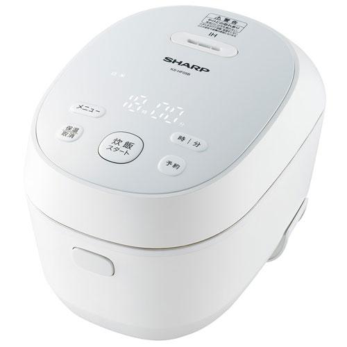 【長期保証付】シャープ(SHARP) KS-HF05B-W ホワイト 匠の火加減 IHジャー炊飯器 3合