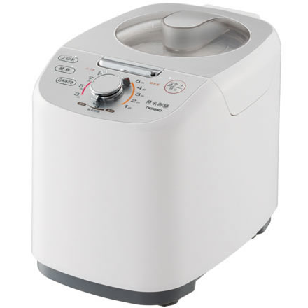 【長期保証付】ツインバード(TWINBIRD) MR-E751W ホワイト 精米御膳 コンパクト精米機 5合