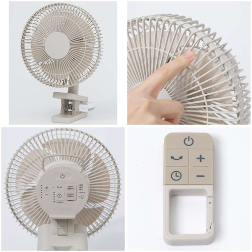 【長期5年保証付】シロカ siroca SF-PC171-C(サンドベージュ) DCコードレス扇風機 ANDON(アンドン) FAN リモコン付_3