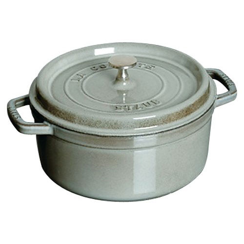 ストウブ(staub) ピコ ココット ラウンド IH対応 両手鍋 22cm 40509-307 グレー