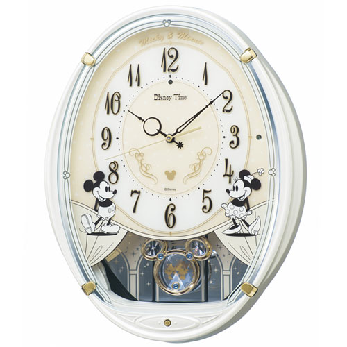 セイコー(SEIKO) FW579W 白パール DISNEY ディズニー 電波掛け時計