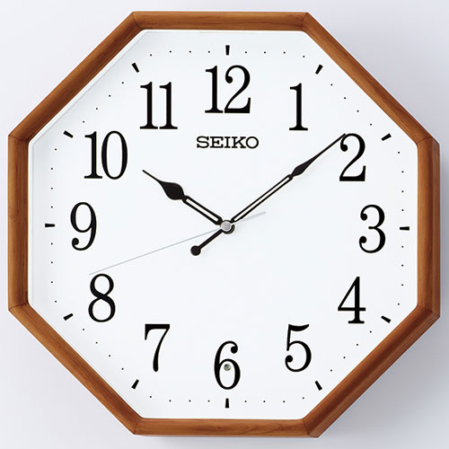 セイコー(SEIKO) KX263B パイン・茶木地塗装 電波掛け時計