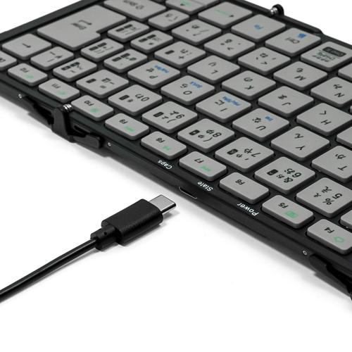 アーキサイト AM-K2TF83J/BKG ブラック・グレー MOBO 有線/無線キーボード 日本語JIS配列 83キー_1
