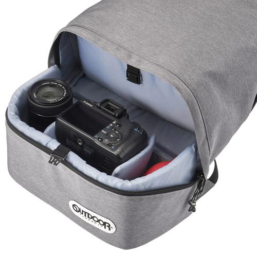 ハクバ(HAKUBA) 2ODCDP03HG ヘザーグレー OUTDOOR PRODUCTS カメラデイパック03_3