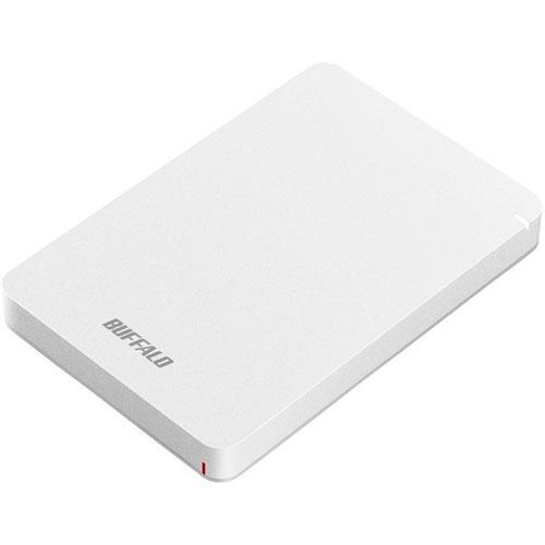 バッファロー(BUFFALO) HD-PGF1.0U3-WHA ホワイト ポータブルHDD 1TB USB3.1 Gen1 /3.0/2.0接続 耐衝撃