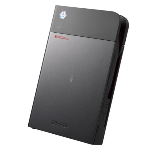 バッファロー(BUFFALO) HDS-PZNVB2.0U3 ICカードセキュリティー対応 ポータブルHDD 2TB