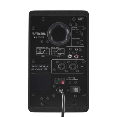 Yamaha モニタースピーカー HS3 ブラック YAMAHA HS3(ペア)(ヤマハ・モニタースピーカー定番モデル) ｜イケベ