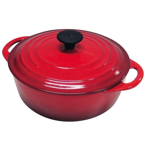 新品 LE CREUSET 鋳鉄片手鍋 18cm レッド ル・クルーゼ 赤 片手鍋