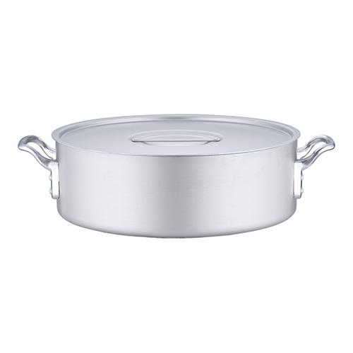 エレテック　アルミ料理鍋　42cm アルミ エレテック 寸胴鍋 42cm アルミ エレテック 半寸胴鍋 42cm