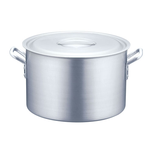 遠藤商事 TKG アルミ半寸胴鍋 アルマイト加工 目盛付 27cm AHV6227