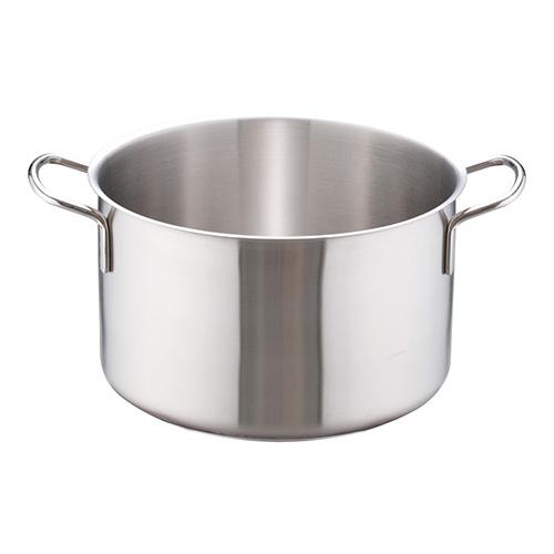 遠藤商事 インダクション18-8半寸胴鍋 蓋無 32cm 9,455円