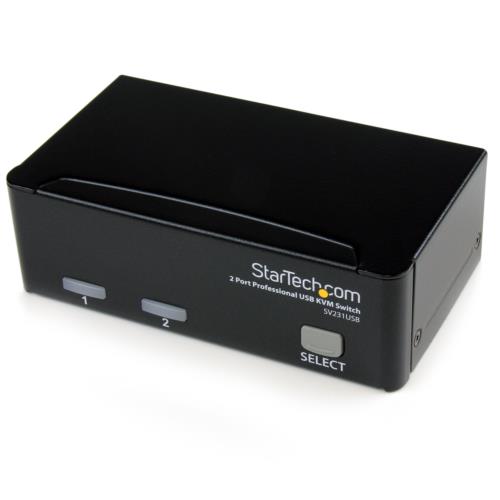 StarTech(スターテック) SV231USB 2ポートKVMスイッチ VGA対応/USB接続 ケーブル付属 9,498円