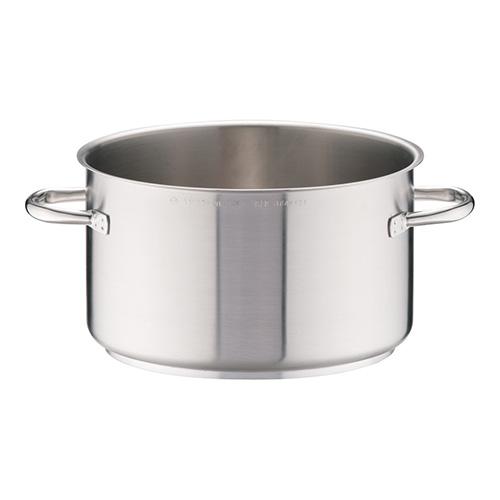 パデルノ 1007-28 18-10半寸胴鍋 蓋無 28cm