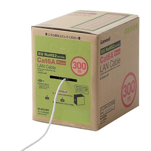 エレコム(ELECOM) LD-GPAL/WH300RS ホワイト Cat6A 長尺LANケーブル 300m_2