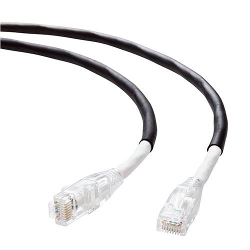 エレコム(ELECOM) LD-GPAOS/BK20 ブラック LANケーブル CAT6A 20m 屋外用 高速 10Gbps ストレート