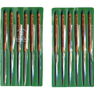 ツボサン HA012-02 組ヤスリ 12本組 半丸 中目 7,561円