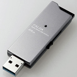エレコム(ELECOM) MF-DAU3064GBK(ブラック) MF-DAU3BKシリーズ USB3.0/2.0メモリ 64GB