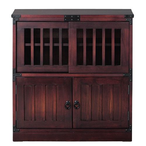 クロシオ 【完成品】民芸調 水屋 水屋箪笥 幅67cm