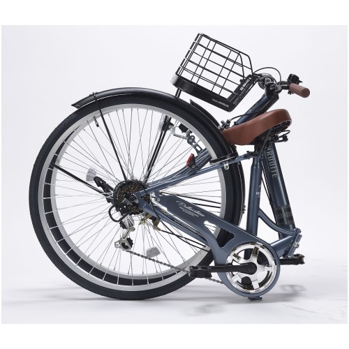 マイパラス(My pallas) MC-507-AB アッシュブルー VALORE 折畳シティ26・6SP・肉厚チューブ_1