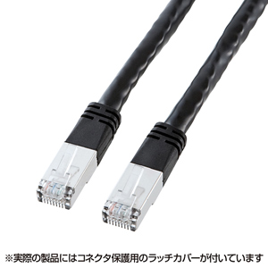 サンワサプライ KB-T6POE-30BK ブラック PoE対応 CAT6 LANケーブル 30m